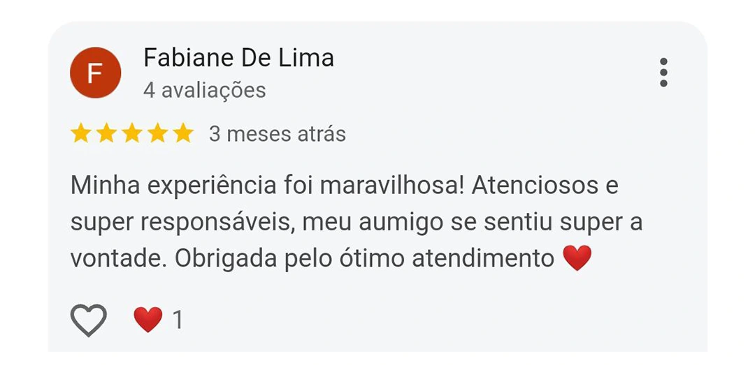 Avaliação 5 estrelas CEVEPI