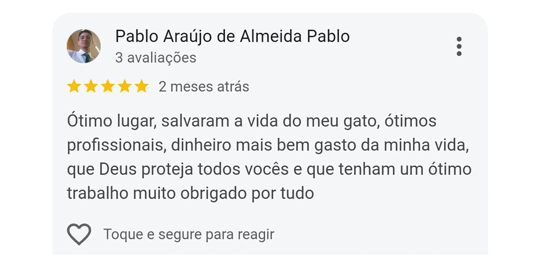 Avaliação 5 estrelas CEVEPI